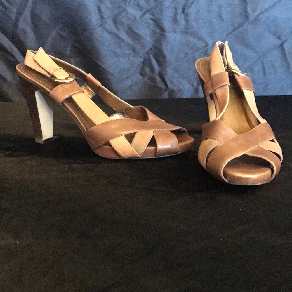 Joan & David Peep Toe Heels
